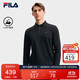 FILA 斐樂官方男子針織長袖POLO衫2025秋季時尚休閑基礎(chǔ)上衣