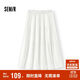 森馬（Semir）半身裙女松緊腰蛋糕裙百搭2025夏季肌理雪紡長(cháng)裙垂感107425120060