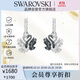 施華洛世奇（SWAROVSKI）SWAN 黑白雙色耳環(huán)女耳釘耳飾生日禮物女5705728
