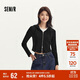 森馬（Semir）外套女短款修身顯瘦上衣秋裝正肩連帽針織夾克通勤101524108005