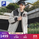 FILA 斐樂(lè )官方男女款呼吸殼沖鋒衣兩件套25冬新款戶(hù)外三合一外套 麥稈米色-BG 3XL 190/108A/XXXL