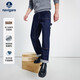 納維凱爾意大利小帆船2025秋男牛仔褲伐木褲寬松工裝褲直筒長(cháng)褲1332575506
