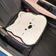 特萌姐姐適用比亞迪海鷗海豚汽車(chē)坐墊2025新款屁墊座椅套秋冬季座墊座套 【冬季毛絨款】西高地圍巾小狗前排坐墊（單張） （柔軟毛絨/親膚保暖）