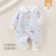 嬰蒂尼秋冬保暖寶寶連體衣 夾棉哈衣嬰兒秋冬季a類(lèi)初生寶寶衣服滿(mǎn)月加厚 小馬精靈 66cm