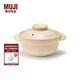 無(wú)印良品（MUJI）萬(wàn)古燒 砂鍋 燉鍋烹飪鍋具 透明釉 家用 湯鍋 透明釉/約 800ml