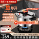 雙喜壓力鍋304不銹鋼多重防爆單手開(kāi)合電磁爐燃氣灶通用大容量高壓鍋 升級夾鉗式 22cm 5L