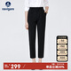 Navigare意大利小帆船女士休閑褲西裝褲純色長(cháng)褲2312073501 黑色 27 