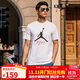 Jordan男子喬丹 棉透氣 飛人Logo 短袖T恤AO0665-100白色L