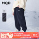 馬騎頓（MQD）男大童潮酷休閑運動加絨學(xué)院風(fēng)衛(wèi)褲針織褲