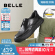 百麗厚底商務(wù)鞋男2025春新牛皮舒適系帶休閑皮鞋A1841AM5【預(yù)售】 黑色-系帶 41 (255mm)