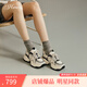 73Hours許我耀眼趙露思同款女鞋椰椰奶凍25春夏新款厚底運動(dòng)鞋休閑老爹鞋 黑白 【大秀首發(fā)】 37