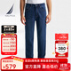 諾帝卡（NAUTICA）【商場(chǎng)同款】秋冬新款舒適保暖內里加絨牛仔褲男PO4400 海軍藍4ES 34