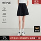 KBNE傘裙女短裙空氣棉半身裙夏季新款學(xué)院風(fēng)a字裙超好看休閑半裙 黑色 M