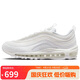 耐克NIKE休閑鞋女經(jīng)典氣墊AIR MAX 97運動鞋DH8016-100白36.5