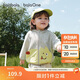 巴拉巴拉寶寶外套兒童上衣男童女童2025秋裝寬松可愛連帽開衫208325105211