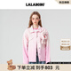 LALABOBO2025春季新款牛仔外套女漸變色立體玩偶熊寬松顯瘦夾克RBEA-JW12 粉牛仔 常規(guī) S