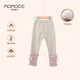 瑪米瑪卡（MOMOCO）兒童打底褲冬季保暖厚款女童內搭毛球打底褲 白杏色 130
