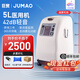 巨貿【順豐速發(fā)】巨貿（JUMAO）醫用級制氧機帶霧化家用老人高原輕音 【5L醫用輕音款】39分貝輕音+氧濃度顯示