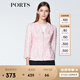 PORTS寶姿  新品商場(chǎng)同款女裝簡(jiǎn)約蝴蝶結全開(kāi)襟夾克外套SN8J013HFQ064 白色 S (4)