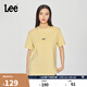 Lee25新品經(jīng)典日常字母Logo印花摩登中性男女同款短袖T恤
