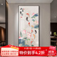 鯨派新中式玄關(guān)裝飾畫(huà)豎版單幅晶瓷畫(huà)荷花掛畫(huà)客廳走廊壁畫(huà)九魚(yú)圖墻畫(huà) 998-6九魚(yú)聚財 80*160【適合0.9-1.2米墻寬】 金框/晶瓷畫(huà)/光滑亮面