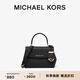 MICHAEL KORS邁克高仕 MK Ava 超小號皮質(zhì)翻蓋迷你手提包斜挎包 黑色 001 迷你