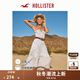 HOLLISTER25秋新款度假風(fēng)抹胸露肩吊帶兩穿連衣裙女裝KI359-5349 白色圖案 M (92A)短版