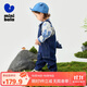迷你巴拉（minibala）男女童背帶褲舒彈環(huán)保萌趣恐龍造型兩件【背帶褲套裝】