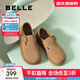 百麗（Belle）女鞋子復古厚底全包勃肯鞋款休閑樂(lè )福鞋D4V1DAM5預售 棕色 37 (235mm)