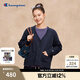 Champion冠軍開(kāi)襟衛衣女2025秋季新款純色外套簡(jiǎn)約風(fēng)純棉V領(lǐng)開(kāi)衫 藏青色 L