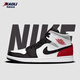 耐克（NIKE）【潮】Nike Air Jordan aj1板鞋男女新款情侶中幫休閑運動(dòng)籃球鞋 BQ6931/852542-100白紅腳趾 43