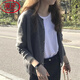 浪莎針織開(kāi)衫女2025年秋季新款顯瘦外套女小個(gè)子外搭洋氣高級(jí)感上衣