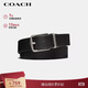 蔻馳（COACH）【品牌直供】男士經(jīng)典針扣雙面使用腰帶38MM黑色配深棕色CQ023