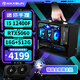 銘瑄i5 14400F/RTX5070/5060TI/3050/B580/13400F/12400F迷你ITX臺式組裝電腦主機游戲直播設計DIY整機 配置七丨12400F丨RTX5060