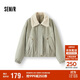 森馬（Semir）外套女冬季夾棉仿羊羔毛翻領(lǐng)oversize磨毛2025巴恩風(fēng)109725108014