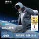 波司登（BOSIDENG）【太空聯(lián)名】羽絨服新國標90絨男女短款升級3.0科技鎖溫保暖外套 【店長(cháng)推薦】星辰深灰8A18 M 165/88A