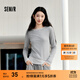 森馬（Semir）長(cháng)袖T恤女不對稱(chēng)假兩件2025秋季新款小心機修身拼色衣服百搭 灰色調00322 M