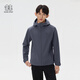 KOLON SPORT/可隆戶(hù)外軟殼衣 男子防水防風(fēng)透濕耐磨3L PCM軟殼夾克 LHJK5AN037-GB 灰藍(lán)色 L 175/96A
