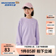 Skechers斯凱奇秋季新款童裝衛衣男女童字母印花上衣寬松舒適衛衣L325K004