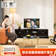 蘇素紅木家具紫光檀（學(xué)名：東非黑黃檀）電視柜 客廳新中式實(shí)木四門(mén)儲物視聽(tīng)柜 電視柜2米【精品級油漆】 200*45*52cm