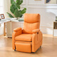 電競沙發(fā)休閑椅網(wǎng)吧網(wǎng)咖游戲廳單人一體式電腦桌椅可躺懶人辦公椅 【高品橙】防刮耐磨 【免安裝】單椅