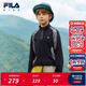 FILA斐樂(lè )兒童童裝長(cháng)T類(lèi)2025年冬季新款男中大童長(cháng)袖T恤 RD寶藍-NV 165