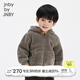 jnby by JNBY[加絨]江南布衣嬰童拉鏈夾克O型秋冬男女童嬰兒兒童YO0610550 072/中雜灰 100cm