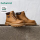 熱風(fēng)男鞋馬丁靴冬季新款男士時(shí)尚復古休閑短靴戶(hù)外大黃靴