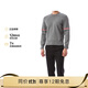 湯姆 布朗（THOM BROWNE）男士灰色棉質(zhì)紅白藍條紋圓領(lǐng)套頭衫 MKA326A Y3001 055 3