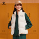 卡爾美（KELME）棉馬甲女防寒保暖運動(dòng)棉服立領(lǐng)百搭休閑背心馬夾 椰奶白 M