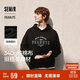 森馬（Semir）史努比系列連帽衛(wèi)衣男復(fù)古學(xué)院印花情侶裝秋季寬松101524116201
