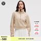 lululemon丨Scuba 女士超寬松款煙囪領(lǐng)衛衣 LW3IFTS 沙漠棕褐色 M /L