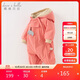 戴維貝拉【商場(chǎng)同款】冬裝嬰兒衣服寶寶加絨加厚連體衣男寶服女寶