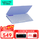 羅技（Logitech）Keys To Go 2無線藍(lán)牙辦公鍵盤輕薄口袋iPad鍵盤內(nèi)置保護(hù)套適用于iPad、Mac、iPhone、MatePad Pro Keys To Go 2藍(lán)紫色